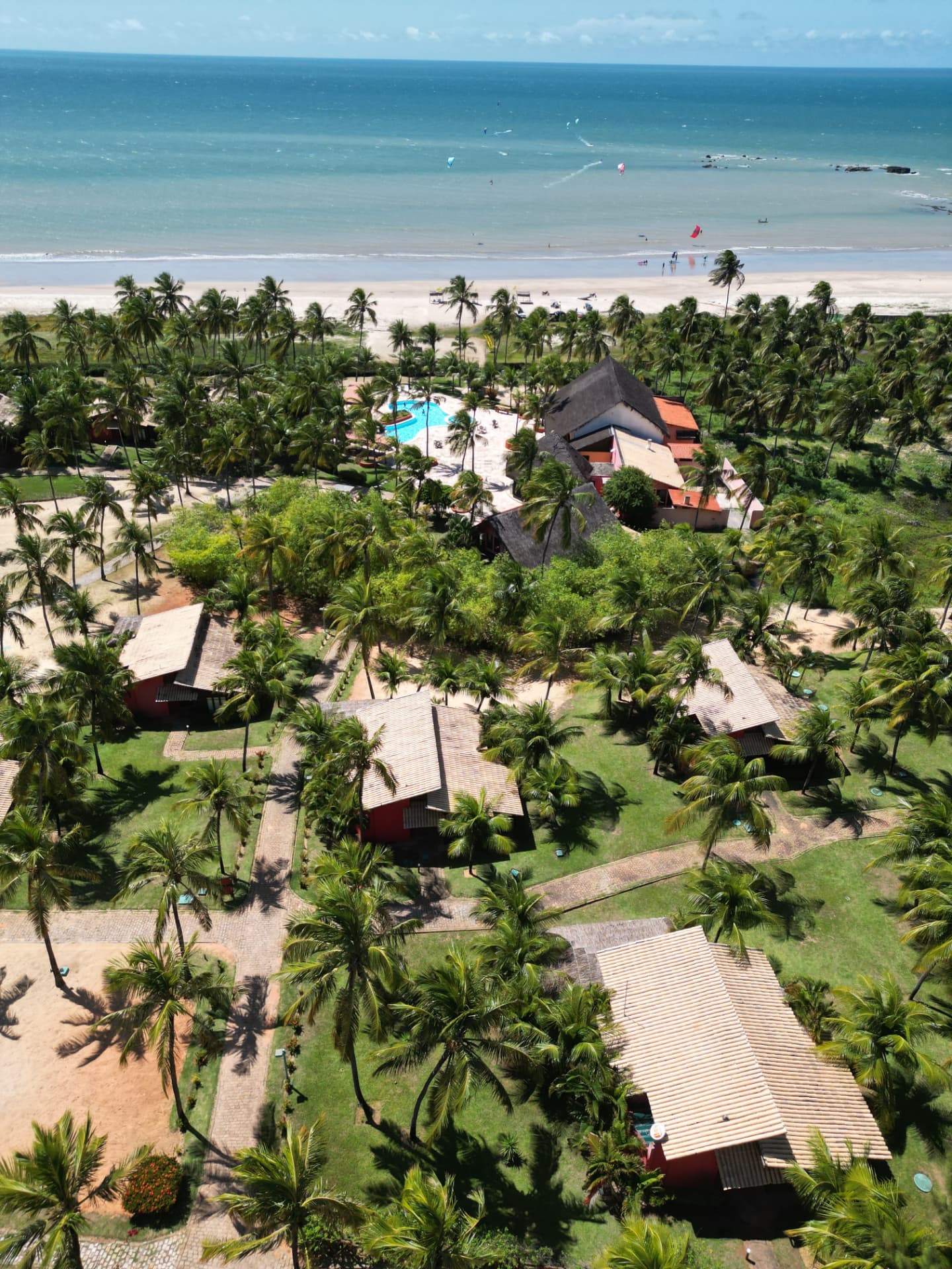 Praia, sol e esportes de vento